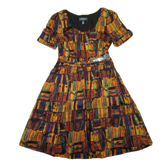 Modcloth Library Books Dress, Like New, Medium - Picture 8 of 10